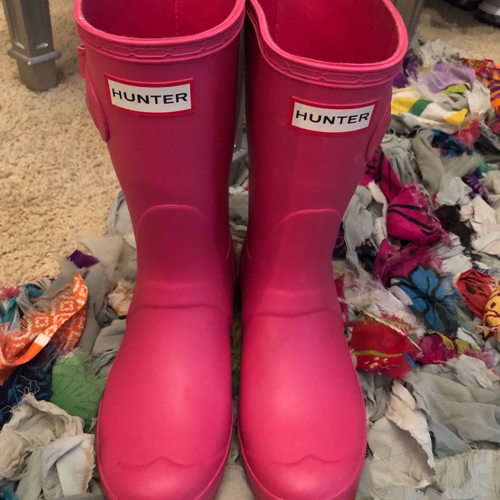 Pink Hunter Rain Boots